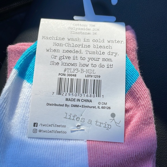 TWO LEFT FEET Novelty Socks - Picture 3 of 4